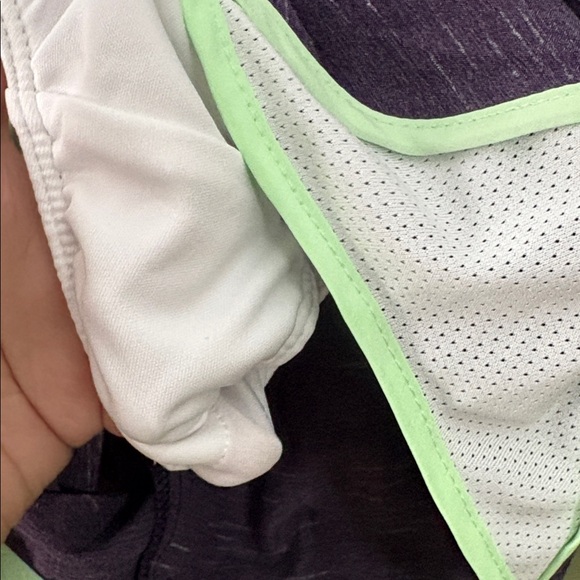 Nike Purple Mint Girl's Running Workout Athletic Shorts Standard Fit Sz M - Picture 5 of 6